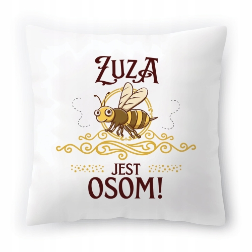 Poduszka Dla Zuzy na Urodziny Imieniny Prezent z Nadrukiem ze Zdjęciem