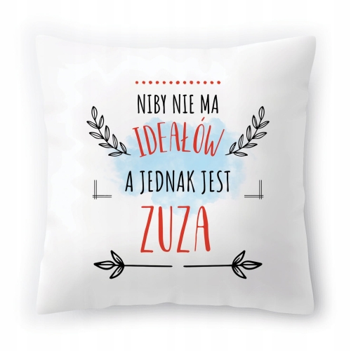 Poduszka Dla Zuzy na Urodziny Imieniny Prezent z Nadrukiem ze Zdjęciem
