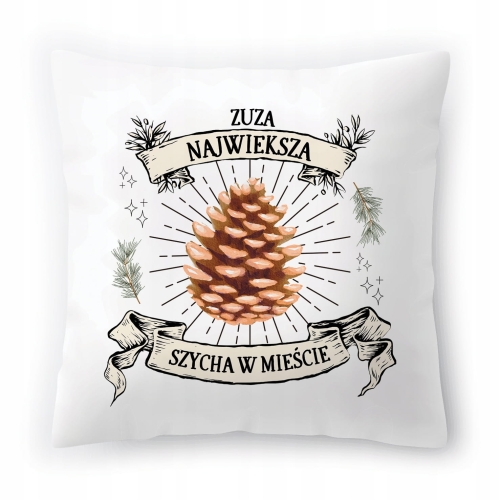 Poduszka Dla Zuzy na Urodziny Imieniny Prezent z Nadrukiem ze Zdjęciem