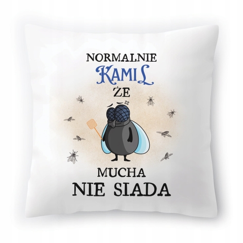 Poduszka Dla Kamila na Urodziny Imieniny Prezent z Nadrukiem ze Zdjęciem