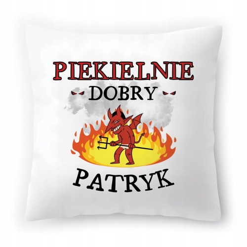 Poduszka Dla Patryka na Urodziny Imieniny Prezent z Nadrukiem ze Zdjęciem