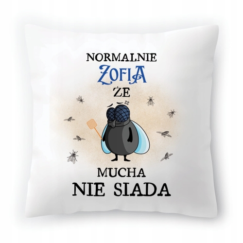 Poduszka Dla Zofii na Urodziny Imieniny na Prezent z Nadrukiem ze Zdjęciem