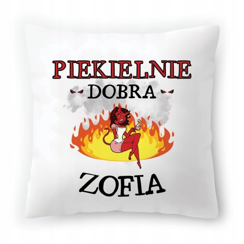 Poduszka Dla Zofii na Urodziny Imieniny na Prezent z Nadrukiem ze Zdjęciem