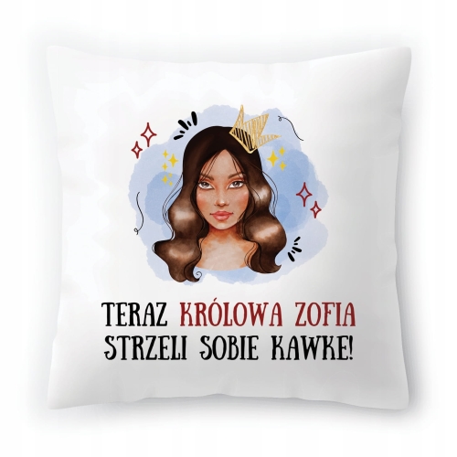 Poduszka Dla Zofii na Urodziny Imieniny na Prezent z Nadrukiem ze Zdjęciem