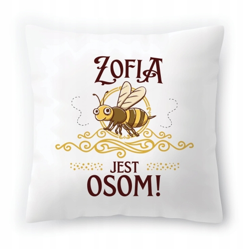 Poduszka Dla Zofii na Urodziny Imieniny na Prezent z Nadrukiem ze Zdjęciem
