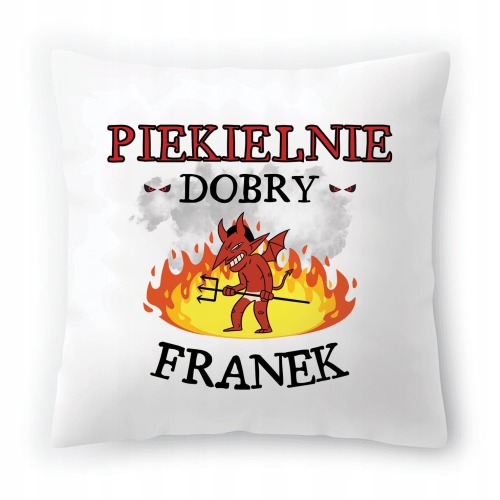 Poduszka Dla Franka na Urodziny na Prezent z Nadrukiem ze Zdjęciem