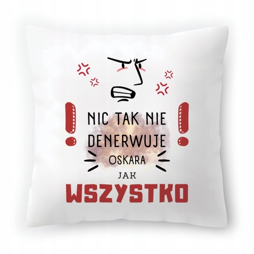 Poduszka Dla Oskara na Urodziny Imieniny Prezent z Nadrukiem ze Zdjęciem