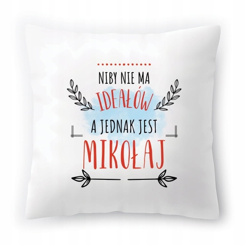 Poduszka Dla Mikołaja na Urodziny Imieniny Prezent z Nadrukiem ze Zdjęciem