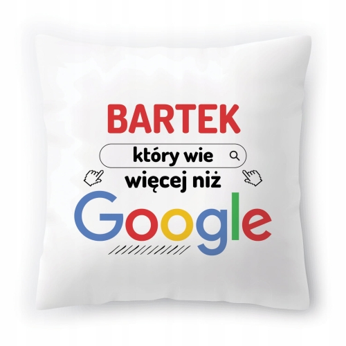 Poduszka Dla Bartka Bartłomieja Urodziny Prezent z Nadrukiem ze Zdjęciem
