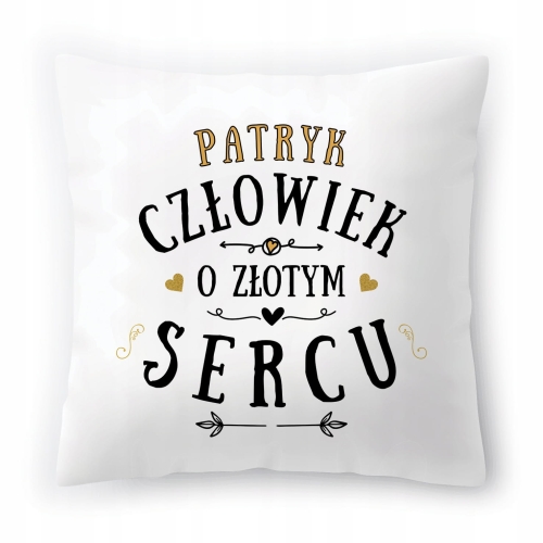 Poduszka Dla Patryka na Urodziny Imieniny Prezent z Nadrukiem ze Zdjęciem