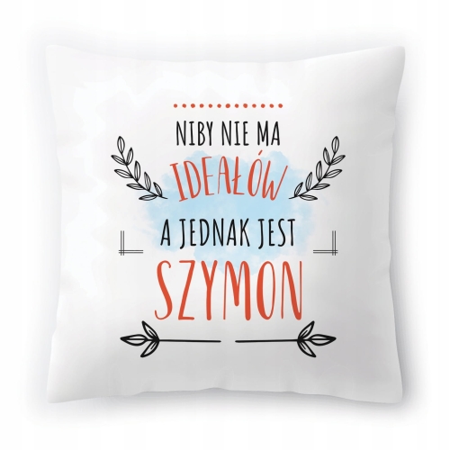 Poduszka Dla Szymona na Urodziny Imieniny Prezent z Nadrukiem ze Zdjęciem