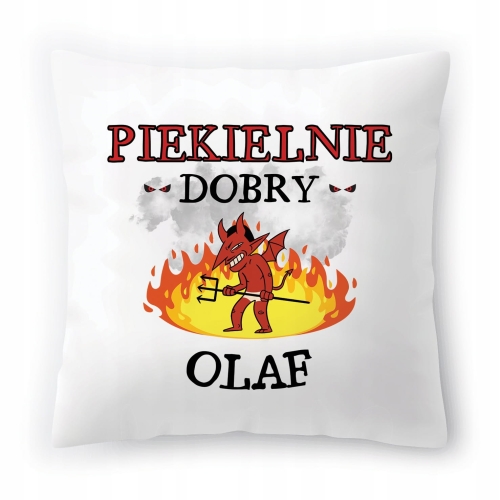 Poduszka Dla Olafa na Urodziny Imieniny Prezent z Nadrukiem ze Zdjęciem
