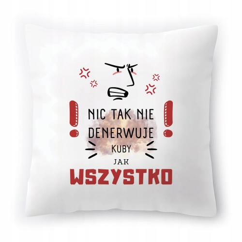 Poduszka Dla Kuby na Urodziny Imieniny Prezent z Nadrukiem ze Zdjęciem