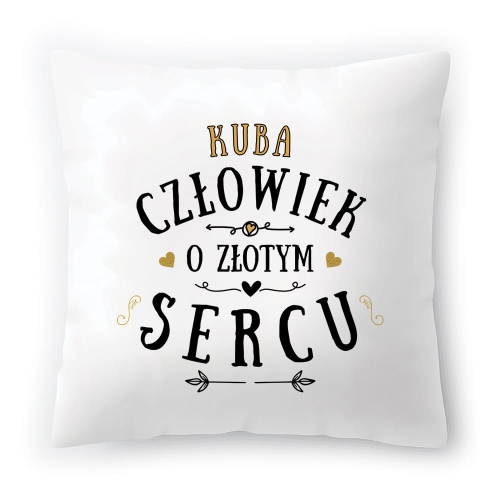 Poduszka Dla Kuby na Urodziny Imieniny Prezent z Nadrukiem ze Zdjęciem