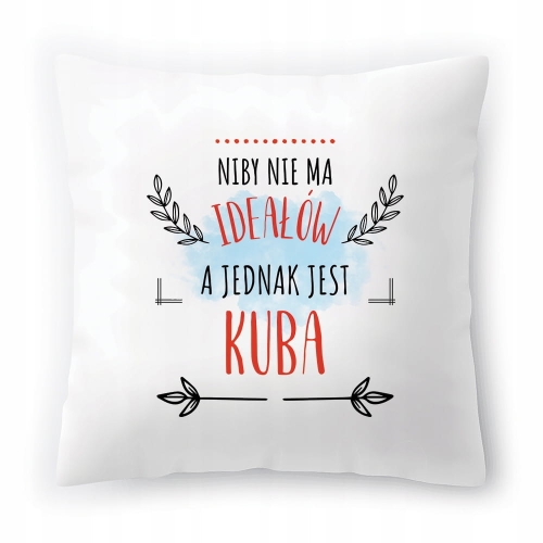 Poduszka Dla Kuby na Urodziny Imieniny Prezent z Nadrukiem ze Zdjęciem
