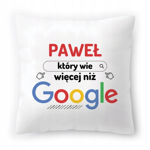 Poduszka Dla Pawła na Urodziny Imieniny Prezent z Nadrukiem ze Zdjęciem