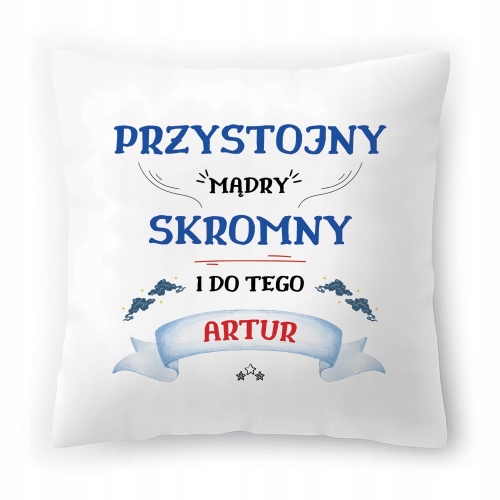 Poduszka Dla Artura na Urodziny Imieniny Prezent z Nadrukiem ze Zdjęciem