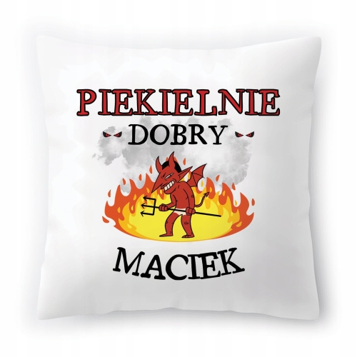Poduszka Dla Maćka Urodziny Imieniny Prezent z Nadrukiem ze Zdjęciem