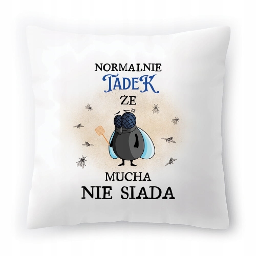 Poduszka Dla Tadka na Urodziny Imieniny Prezent z Nadrukiem ze Zdjęciem