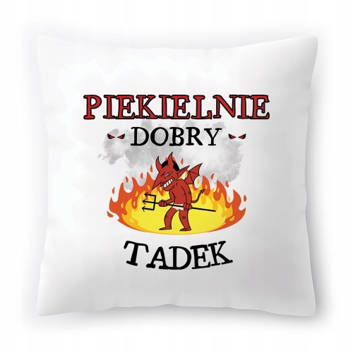 Poduszka Dla Tadka na Urodziny Imieniny Prezent z Nadrukiem ze Zdjęciem