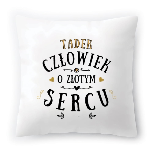 Poduszka Dla Tadka na Urodziny Imieniny Prezent z Nadrukiem ze Zdjęciem