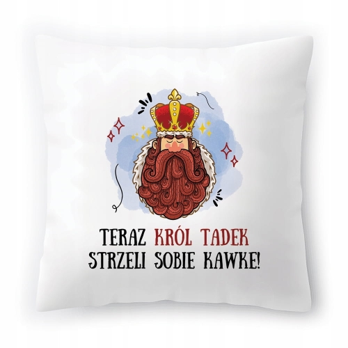 Poduszka Dla Tadka na Urodziny Imieniny Prezent z Nadrukiem ze Zdjęciem