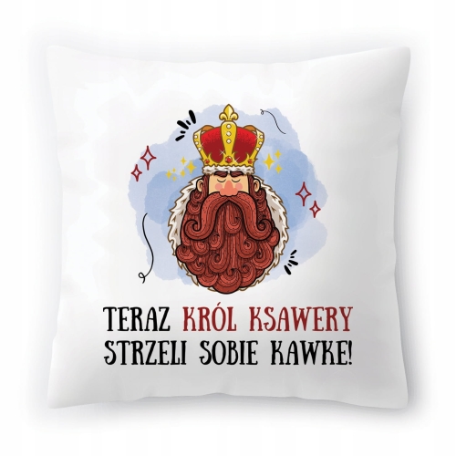 Poduszka Dla Ksawerego Urodziny Imieniny Prezent z Nadrukiem ze Zdjęciem
