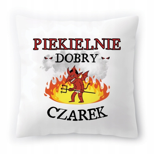 Poduszka Dla Czarka Czara Cezarego na Prezent z Nadrukiem ze Zdjęciem