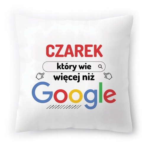 Poduszka Dla Czarka Czara Cezarego na Prezent z Nadrukiem ze Zdjęciem