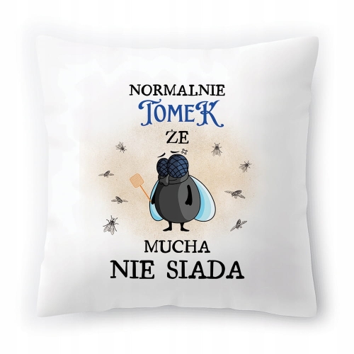 Poduszka Dla Tomka na Urodziny Imieniny Prezent z Nadrukiem ze Zdjęciem