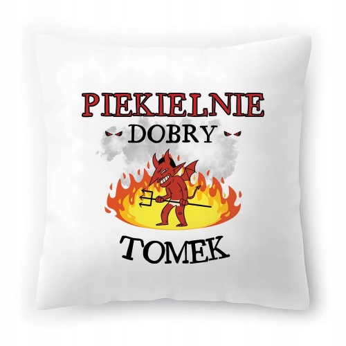 Poduszka Dla Tomka na Urodziny Imieniny Prezent z Nadrukiem ze Zdjęciem