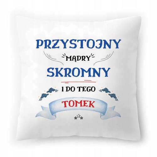 Poduszka Dla Tomka na Urodziny Imieniny Prezent z Nadrukiem ze Zdjęciem