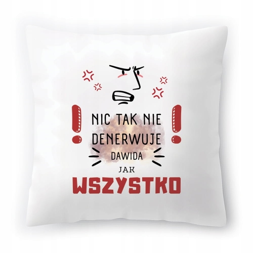 Poduszka Dla Dawida na Urodziny Imieniny Prezent z Nadrukiem ze Zdjęciem