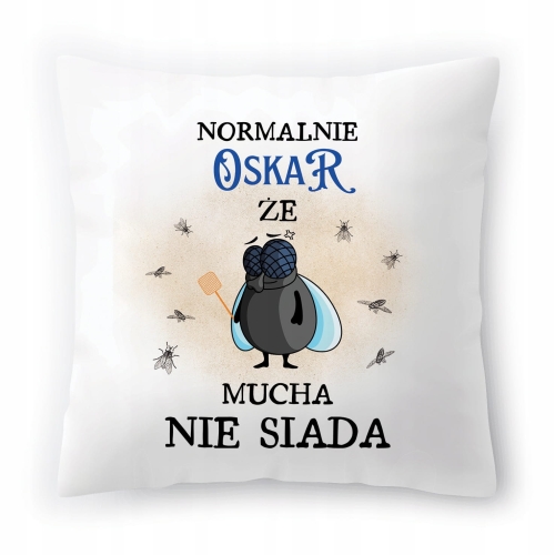 Poduszka Dla Oskara na Urodziny Imieniny Prezent z Nadrukiem ze Zdjęciem