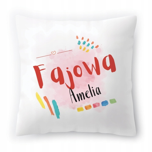 Poduszka Dla Amelii na Urodziny Imieniny Prezent z Nadrukiem ze Zdjęciem