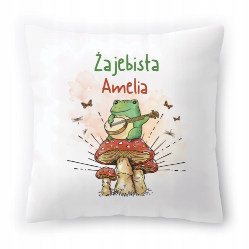 Poduszka Dla Amelii na Urodziny Imieniny Prezent z Nadrukiem ze Zdjęciem