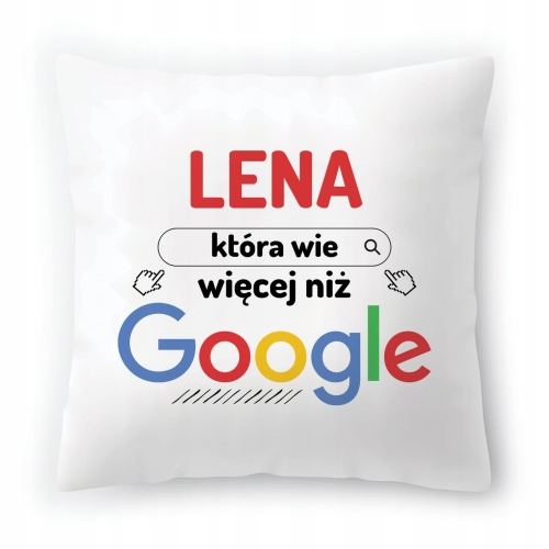 Poduszka Dla Leny na Urodziny Imieniny na Prezent z Nadrukiem ze Zdjęciem