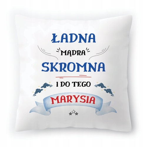 Poduszka Dla Marysi na Urodziny Imieniny Prezent z Nadrukiem ze Zdjęciem
