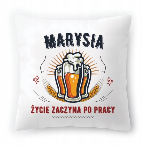 Poduszka Dla Marysi na Urodziny Imieniny Prezent z Nadrukiem ze Zdjęciem
