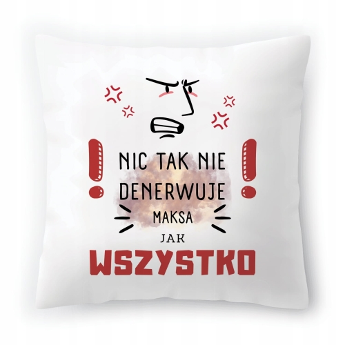 Poduszka Dla Maksa na Urodziny Imieniny na Prezent z Nadrukiem ze Zdjęciem
