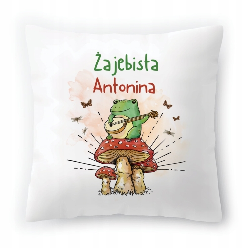 Poduszka Dla Antoniny na Urodziny na Prezent z Nadrukiem ze Zdjęciem