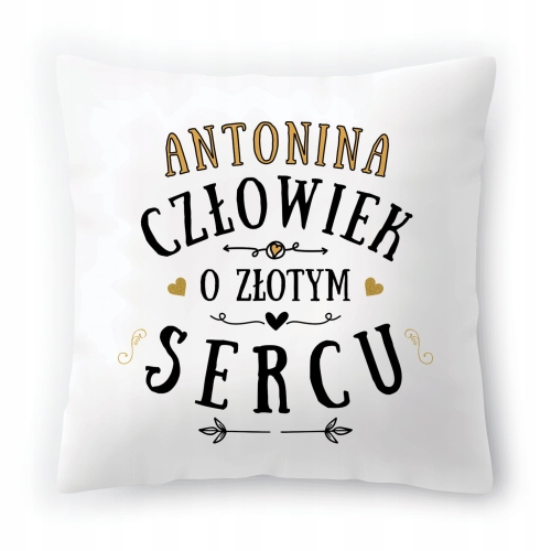 Poduszka Dla Antoniny na Urodziny na Prezent z Nadrukiem ze Zdjęciem
