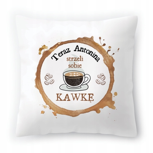 Poduszka Dla Antoniny na Urodziny na Prezent z Nadrukiem ze Zdjęciem