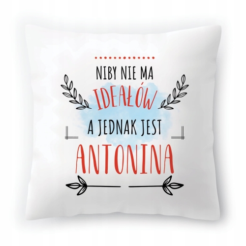Poduszka Dla Antoniny na Urodziny na Prezent z Nadrukiem ze Zdjęciem