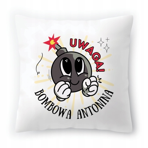 Poduszka Dla Antoniny na Urodziny na Prezent z Nadrukiem ze Zdjęciem