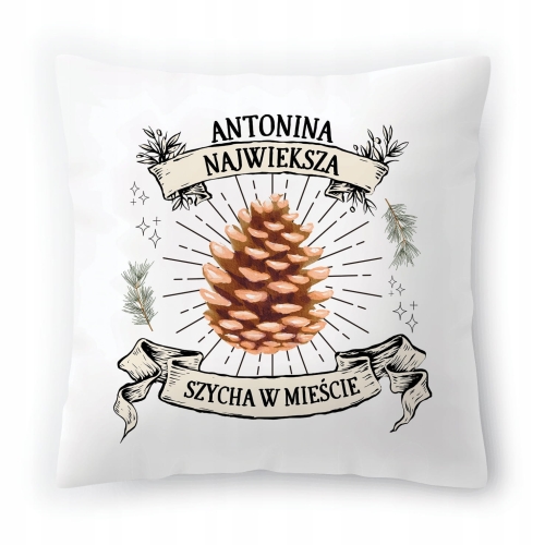 Poduszka Dla Antoniny na Urodziny na Prezent z Nadrukiem ze Zdjęciem