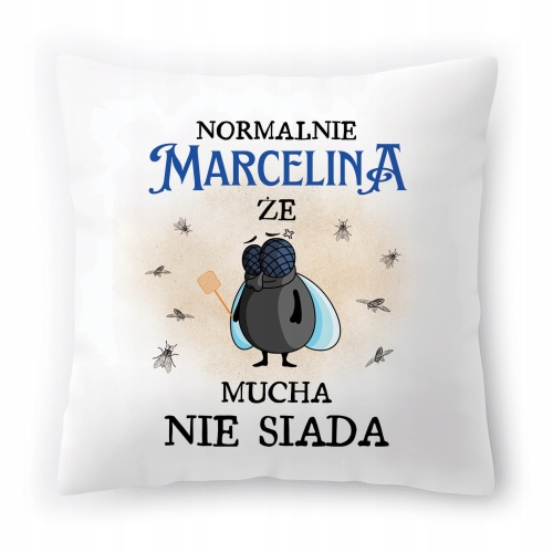 Poduszka Dla Marceliny na Urodziny na Prezent z Nadrukiem ze Zdjęciem