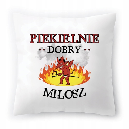 Poduszka Dla Miłosza na Urodziny Imieniny Prezent z Nadrukiem ze Zdjęciem