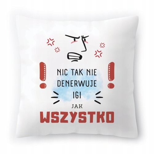 Poduszka Dla Igi na Urodziny Imieniny Prezent z Nadrukiem ze Zdjęciem