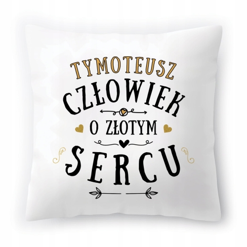 Poduszka Dla Tymoteusza Tymka Imieniny na Prezent z Nadrukiem ze Zdjęciem